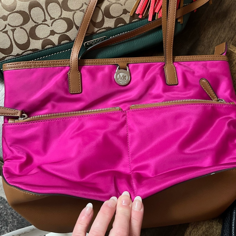 Fuschia pink Michael Kors spring/summer purse